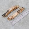 Accesorios para joyería Sisi 8.10cm pasador de cinco estrellas pinza automática fábrica de joyería DIY pinza de resorte dorada