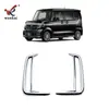 Adequado para Honda 23 N-Box Custom Jf5 Jf6 Para-choque Traseiro Modificado Lâmpada de Nevoeiro Estrutura Decorativa Especial