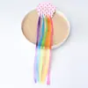Temu Xiyin Venda Quente Extensão de Cabelo Colorida Infantil Peruca Acessórios de Cabelo Corda Colorida Trançada Adorno de Cabeça Elástico com Contas Artefato para Trançar Cabelo