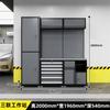 Gabinete de Herramientas Combinado Estación de Trabajo Carrito de Herramientas para Reparación Automotriz Taller Combinación de Acero Móvil Reparación Automotriz Gabinete de Acero de Combinación Libre