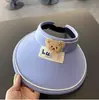 Chapéu de sol infantil uv verão novo chapéu de sol fofo chapéu de sol para atividades ao ar livre moda chapéu de sol para bebê atacado
