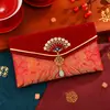 Envelopes Vermelhos Jintuan para Casamento Novo Estilo Chinês, Bolsas Criativas Vintage de Envelope Vermelho, Envelopes Vermelhos de Dez Mil Yuan para Mudança de Título, Atacado