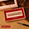 Marcador de texto regla metálica estilo chino clásico de alta gama exquisito inspirador cultural y creativo recuerdo regalo práctico personalización