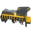 Cortacésped de accionamiento hidráulico para excavadora, máquina para deshierbar y recortar césped de jardín, máquina de gancho modificada para deshierbar arbustos