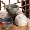 Tigelas de 5 polegadas Tigelas de Cerâmica Estilo Japonês para Comer Tigelas de Sopa de Cerâmica Rústica Feitas à Mão Louça Japonesa Tigela Doméstica para Macarrão Instantâneo e Conjunto de Hashis