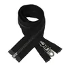 YKK Genuino No. 5 cremalleras de un solo sentido de plata antigua para ropa, chaquetas y bolsos