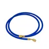 Manguera Suave Fluorada Cabeza de Cobre R12/22/134A/410A Manguera de Carga de Refrigerante con Conector de Cobre para Aire Acondicionado