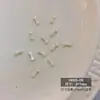 Novos Acessórios para Nail Art Laço de Pérola Versátil Francês Tridimensional Coração Colorido Mini Laço Unhas
