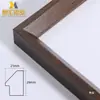 Fabricante mayorista de molduras para marcos de fotos molduras de madera maciza para marcos de fotos tiras decorativas de madera blanca líneas de marcos de espejos grandes cantidades precios favorables