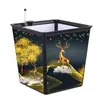 Pote de flor para pintura da Série Paisagem vaso de plástico absorvente automático para bonsai vaso de flor estilo simples nórdico resina chão