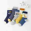 Calcetines de Invierno Gruesos de Algodón Peinado con Diseño de Ratón de Seis Dedos para Niños y Niñas, Calcetines Largos Cálidos de Algodón con Dibujos, Calcetines para Estudiantes