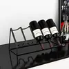 Decoración de Estante de Vino de Lujo Ligero, Estante de Exhibición de Gabinete de Vino de Gama Alta, Soporte Inclinado para Botellas de Vino de Uso Doméstico, Estante de Vino Decorativo