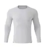 Nueva Camiseta Deportiva Personalizada de Comercio Exterior, Transpirable de Secado Rápido que Absorbe el Sudor, Cuello Redondo, Manga Larga, para Ciclismo al Aire Libre, Fitness, Manga Larga