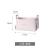 Caixa de Armazenamento Grande de Couro Estilo Nórdico para Mesa de Escritório Sala de Estar Quarto Cesta de Armazenamento para Diversos Venda por Atacado Tamanho Pequeno Grande Capacidade para Mesa