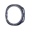 Adequado para Capa de Relógio Samsung Galaxy Watch8/7, Capa Protetora Oca Cravejada com Diamantes de Uma Fileira, Capa de Relógio Fashion Resistente a Arranhões
