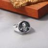 Anillo Nuevo de Astronauta para Hombre Tendencia Sentido de Alta Gama Hip-hop Anillo de Moda Retro Anillo Individual para Hombre Apertura Ajustable
