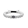 Pulsera Transfronteriza de Ojo de Tigre Mapa Nuevo Piedra Volcánica de Pino Blanco Ajustable Accesorios Pulsera de Hematita