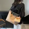 Nova Bolsa de Ombro da Moda e Versátil, Bolsa Transversal de Tecido Oxford Estilo Coreano, Bolsa Tote Grande Capacidade para o Dia a Dia