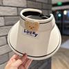 Venta Directa de Fábrica Sombrero de Sol para Niños Verano Parte Superior Vacía Anti-UV Sombrero de Sol para Bebé Transpirable Dibujos Animados Sombrero de Sol