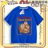 Plano de Transformação do Castor Rei Castor Camiseta Infantil de Algodão Puro Manga Curta Roupa de Verão Hoppers Meninos e Meninas Blusa de Manga Meia