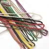 Encaje Trenzado de Oro Colorido Cuerda de 4 Hilos DIY Alambre Hecho a Mano Semi-Terminado Cuerda de Estilo Étnico