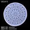 Espelho completo floco de neve série molde de silicone DIY joias artesanais decorativo cristal epóxi molde UV cola acessórios de argila