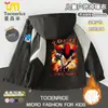 Jaqueta de outono para meninos do Sonic the Hedgehog, roupa de outono para crianças mais velhas, jaqueta corta-vento com forro de fleece, moderna