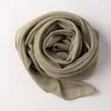 Bufanda de Color Sólido Pañuelo de Cabeza Monocromático de Gasa 90*90 Bufanda de Gasa Bufanda de Gasa Hui Pañuelo de Cabeza para Mujer Venta al por Mayor