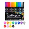 Explosiones Transfronterizas Dream Delineador Contorno Doble Línea Traje de 36 Colores DIY Cuenta de Mano a Color Navidad Metal Resaltador Doble Color