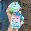 Llavero creativo de acrílico con arena líquida Sanrio Happy Park, colgante para bolso, decoración, pequeño regalo