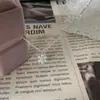 Collar de Copo de Nieve de Zirconia para Mujer Diseño Sencillo de Nicho Estilo Ins Colgante para el Día a Día Cadena para la Clavícula Regalo de Vacaciones para Novia