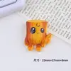 Desenho Animado Shan Hai Jing Animal Crocodilo Tubarão DIY Headband Caseiro Grampo de Cabelo Chaveiro Capa de Celular Acessórios de Resina