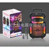 Gy-801 Nuevo de Fábrica Bolso de 8 pulgadas Micrófono Altavoz Bluetooth Karaoke Cuadrado para Exteriores Bolsito Móvil Subwoofer