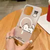Capa Divertida para iPhone 18 Pro Max com Tema de Gato Comendo Peixe, Modelo Novo Fofo para Apple 16, 15, 14, Magnética para 13