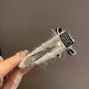 Grampo de Lã com Strass de Luxo Leve para Mulheres Outono e Inverno Estilo Coreano Presilha Lateral Estilo Doce e Cool Grampo Lateral de Laço com Diamante Acessórios de Cabelo