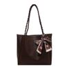 Bolsa Transfronteriza de Gran Capacidad para Mujer Nuevo Estilo Otoño e Invierno 2026 Bolso de Hombro de Gama Alta de Nicho Bolsa de Compras (Tote Bag) para Estudiante Universitaria y Viajes