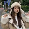 Gorro Lei Feng de piel sintética para hombre y mujer, invierno, grueso, cálido, para ciclismo, algodón, felpa, protección para los oídos, gorro de aviador, comercio exterior transfronterizo
