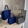 Nova Bolsa de Feltro com Logo Personalizável, Bolsa para Evento Corporativo e Presente de Feriado, Bolsa de Mão de Feltro para o Dia a Dia com Grande Capacidade