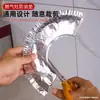 Pegatina Gruesa Anti-Grasa para Estufa de Gas Pegatina Protectora para Estufa de Gas Cubierta Redonda para Estufa de Cocina Anillo de Papel de Aluminio Papel de Aluminio Estufa