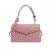 Moda Estilo Coreano Comércio Exterior 2026 Nova Bolsa de Ombro Única Quadrada Pequena Chic Retrô Nova Bolsa Transversal Simples Feminina