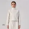 Sudadera con capucha para deportes al aire libre Otoño Invierno para mujer, media cremallera, cuello alto, casual, manga larga, chaqueta para tenis, fitness, yoga