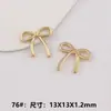 Acessórios para Joias de Liga DIY Pingente de Laço 13mm Pulseira Colar Brincos Materiais Decorativos Pingente