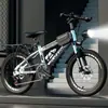Bicicleta Niños de 6 a 12 Años 10 Niños y Niñas Estudiantes de Secundaria Bicicleta de Montaña Velocidad Variable Bicicleta de 18/22 Pulgadas