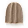 Nueva colección otoño/invierno 2026: Gorro de punto de cachemira de color liso con borde enrollado, diseño unisex, bordes enrollados sin costuras y estilo que cubre las orejas