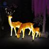 Lámpara led escénica para exteriores con modelado de animales resina acero vidrio lámpara de paisaje 3D elefante flamenco jirafa