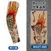 Manguitos de protección solar para tatuajes, manguitos transpirables para ciclismo al aire libre, diseño de tatuaje floral en el brazo, manguitos sin costuras, disponibles en stock