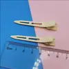 Color caramelo sin costuras pintado a mano clip de pico de pato modelado clip de partición de peluquería pasador de pelo clip suelto para la raíz del cabello clip de posicionamiento al por mayor