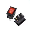 Interruptor tipo barco KCD1-101 15*21 mm2/3/4/6 pines 2/3 posiciones interruptor basculante 6A250V10A125V