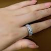 Cao Shi anillo ancho apilado personalizado para el dedo índice flor hoja ojo de caballo oliva anillo moda anillo retro para mujeres