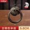 Puxador Anel de Puxar em Cobre Puro Estilo Antigo Chinês Furo Único Simples Puxador de Cobre Porta de Armário Gaveta de Armário Anel de Puxar Todo em Cobre Puxador Retrô